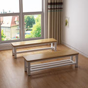长凳子钢木长板凳长条凳换鞋凳床尾，凳浴室凳桑拿凳更衣室凳休息凳
