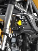 摩托车射灯led电动车改装大灯无线F150切远近光爆闪透镜