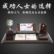 办公室装饰品笔筒老板办公桌摆件，送礼领导桌面，文台高档台历架开业