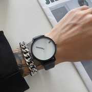 日式手表极简男潮ins风小众设计女士创意高级感个性装饰小众腕表