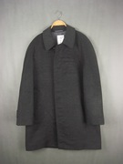 vintage日系中古秋冬款深灰色，纯羊绒大衣，男外套羊绒风衣l码40