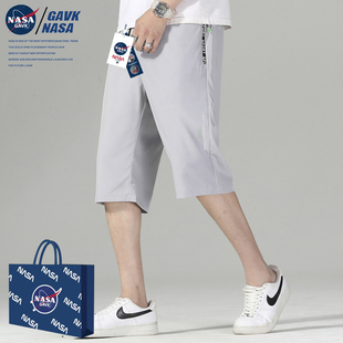NASA GAVK 2024潮牌牌五分男女同款情侣七分短裤男运动中裤子夏季