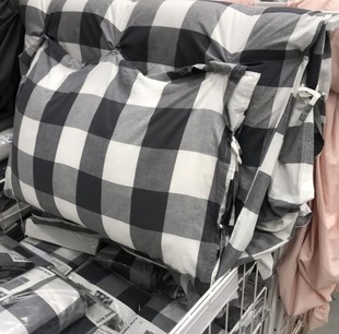 IKEA宜家艾米陆塔被套枕套单人双人纯棉家纺床上用品被罩北欧