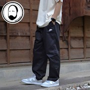 Nike耐克 男子长裤梭织直筒运动裤黑色工装裤DX3337-010