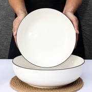 日式大号汤碗 家用陶瓷餐具创意汤盆 加厚水煮鱼盆酸菜鱼大盆碗