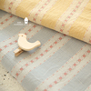 日系纯棉色织提花水洗布料格子衣服汉服被罩床笠床品桌布手工面料