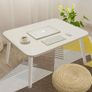 小桌子卧室坐地加高加大折叠电脑桌床上书桌，简易寝室家用小桌板