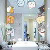 创意镜子镜面贴纸装饰品浴室卫生间3d立体卡通动物玻璃墙贴画自粘