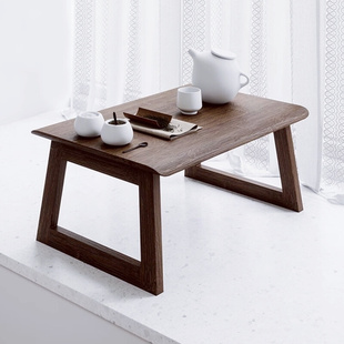飘窗小桌子折叠炕桌实木，家用榻榻米桌子矮桌小茶几日式书桌电脑桌