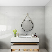 现代厨房卫生间墙面砖瓷砖300x600灰色亮光瓷片30x60厕所浴室