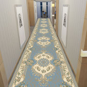 中式走廊地毯楼道过道家用玄关防滑脚垫酒店宾馆地毯可裁剪可代发