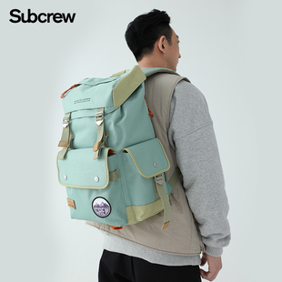 subcrew李灿森同款潮牌大容量双肩，包男旅行户外背包学生运动书包