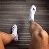 10双袜子男毛巾底船袜条纹白袜薄款运动低帮滑板鲨鱼男士短袜