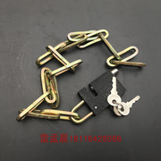 。链条 铁链锁 自行车锁 玻璃门锁 电动车锁 彩锌链 铁锁0.6米1.2