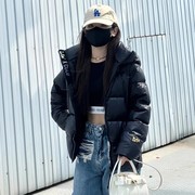 胖mm大码女装短款羽绒棉服，2023秋冬季男女，情侣同款面包服外套