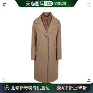 香港直邮Herno 女士 垫领单排扣长袖大衣 GC000414D33344