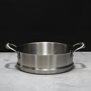 304不锈钢蒸格蒸笼24cm蒸屉家用厨房食品级双耳篦子蒸架蒸锅笼屉