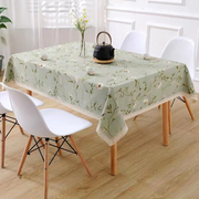 美式桌布布艺欧式美式乡村八仙桌正方形家用棉麻小清新长方形台布