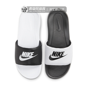 Nike 夏季运动拖鞋黑白鸳鸯休闲凉拖轻便一字拖沙滩鞋DD0234-100