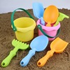 儿童沙滩玩具宝宝软质塑料铲子水桶，户海滩外挖沙戏水工具室内玩沙