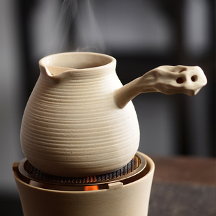 成竹茶器 中式罐罐茶煮茶器观沧石滤网陶瓷茶壶烤茶提香功夫茶具