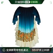 香港直邮潮奢etro艾，特罗女士etro装饰印花渐变色连衣裙