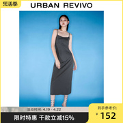 ur秋季女装欧美纯欲性感，修身一字领宝藏连衣裙uwv730016