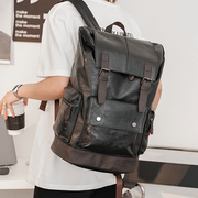 2023韩版男士双肩包潮流休闲书包男背包男电脑包旅行大背包
