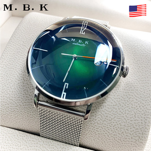 欧美进口mbk手表男士轻奢简约男表十大全自动机械表弧面镂空品牌