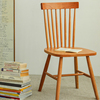 工厂樱桃木餐椅实木温莎椅小户型日式简约原木餐桌椅靠背椅子