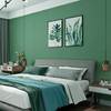 墨绿色墙纸自粘防水防潮贴纸卧室，客厅背景壁纸纯色深绿色宿舍寝室
