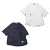 23SS长谷川高克重厚实纯棉宽松廓形短袖T恤开衫美式复古棒球衫