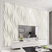 电视背景墙个性简单装饰壁纸现代简约客厅沙发墙纸3d立体环保壁画