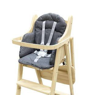 实木餐椅坐垫升级款加厚宝宝儿童餐桌椅垫婴儿高脚椅垫吃饭椅靠垫