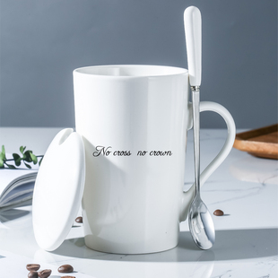 简约马克杯大容量家用陶瓷杯水杯，早餐杯牛奶，杯创意个性办公室杯子