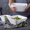 欧式创意陶瓷汤碗家用大号，方形双皮奶碗冰粉专用蒸蛋好看的凉皮碗