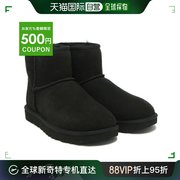 日本直邮UGG 靴子经典迷你黑色鞋女式 UGG 1016222 黑色