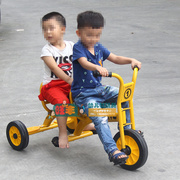 幼儿园踩踏车户外运动，三轮踩踏车健身儿童，脚踏车幼儿双人脚踏车