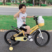 永久儿童自行车带辅助轮男孩3-6-8岁以上14-16-18寸女孩公主单车