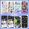 EXO手机壳苹果14华为mate40周边iPhone13promax同款OPPO贴纸vivo小米11张艺兴12边伯贤p40吴世勋朴灿烈金钟仁