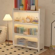钢制书柜透明门儿童书架，防尘落地柜商用多层展示柜家用客厅收纳柜