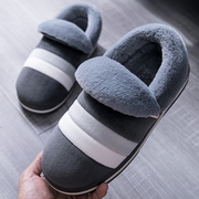 雪地靴男加厚一脚蹬棉鞋，男冬季防滑靴子，男士加绒保暖鞋2023年