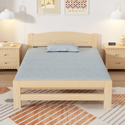 实木折叠床1.5米结实耐用现代简约1.2米简易单人床加密铺板经济型