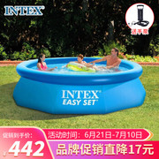 INTEX28120家庭充气儿童成年人游泳池大型宝宝玩具加厚加高游泳池