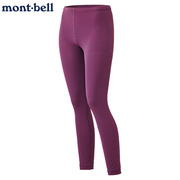日本montbell女士紧身裤，长裤薄款uv防晒抗菌弹性户外运动
