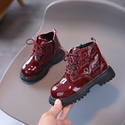 女童马丁靴单靴2022网红时尚百搭女孩短靴洋气英伦风儿童靴子