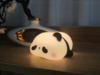 熊猫小夜灯拍拍硅胶灯女生儿童可爱礼物护眼伴睡灯卧室睡眠床头灯