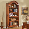 美式实木书柜简约落地置物架 欧式家用书房收纳柜单个书柜