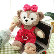 可爱小熊公仔抱抱熊毛绒玩具布娃娃穿衣草莓熊玩偶儿童安抚抱枕女