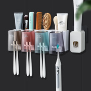 卫生间牙刷置物架网红牙刷架，牙刷杯子刷牙杯套装，壁挂免打孔漱口杯